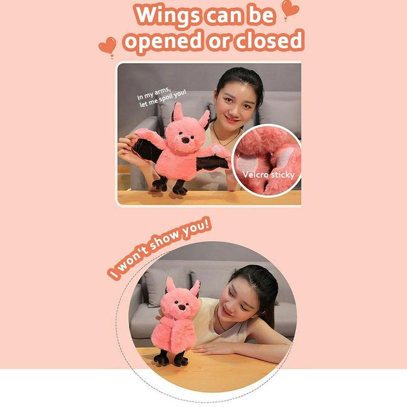 Leuke Knuffel Vleermuis Dark Elf Baby Zachte Persoonlijkheid Knuffel Allerheiligen Cadeau Voor Kinderen