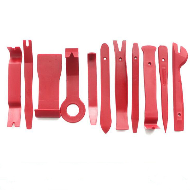 Car Trim Removal Tools Kit Car Panel Door Audio Trim Removal Tool Kit Auto Clip Pliers Fastener Remover Tool Set Car Decoration: 11PCS