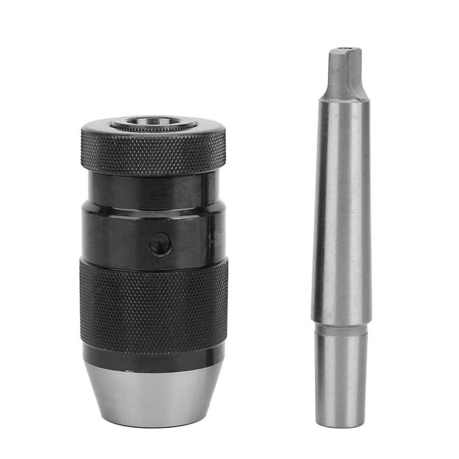 1-13mm B16 Keyless Drill Chuck Self-Tightening Heavy Duty Morse Taper Fixture Milling Lathe Drill Chuck With MT2-B16 Connect Rod