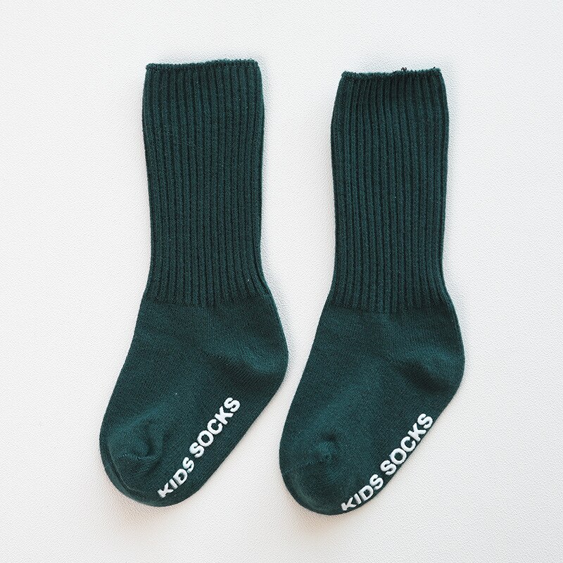 Calzino per neonato in cotone primaverile silice sul fondo calzini per neonato antiscivolo calzino per bambina per bebes accessori ricevitore nacido vestiti per bambini: baby sock 3 / 12-36M