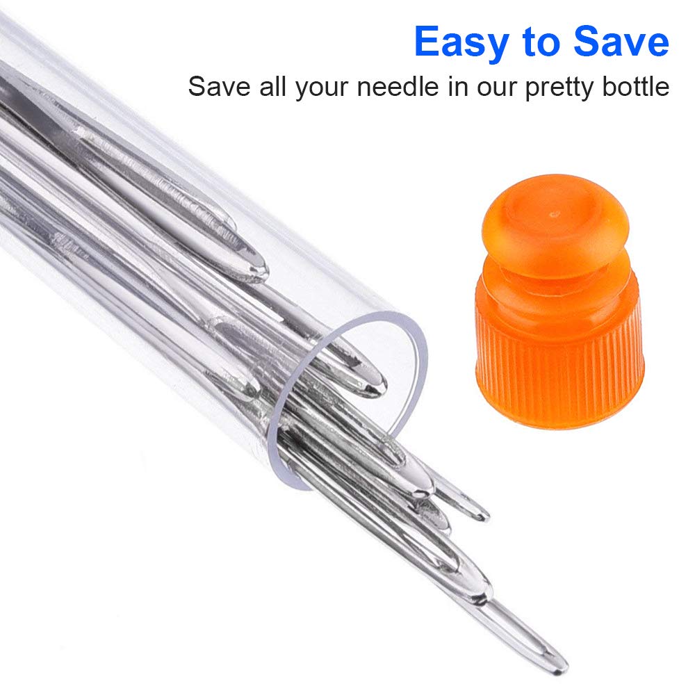 Knitting Needles Large Eye Blunt Sewing Needles Cross Stitch Knitting Needle Leather Embroidery Thread Needle Sewing Accessories