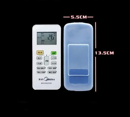 Clear Dust Protect Protective Storage Bag Portable Silicone Air Condition Control Case TV Remote Control Cover: C