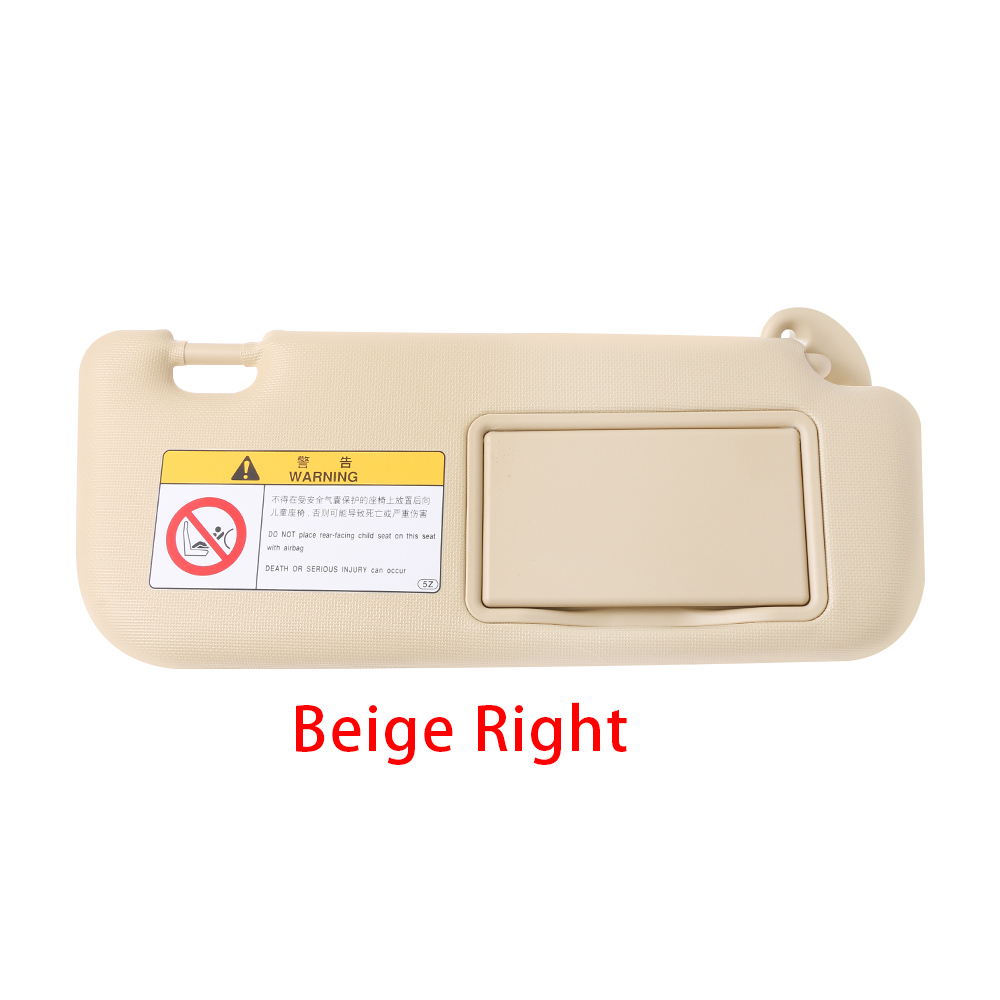 Rijpositie Cover Links Auto Zonneklep Voorruit Binnenspiegel: Black