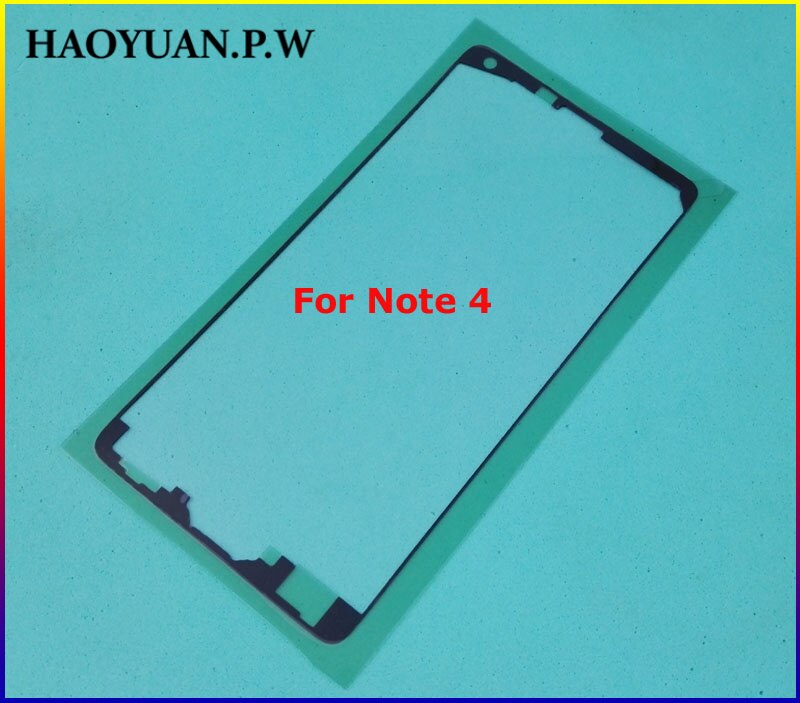 HAOYUAN.P.W Sticker Front LCD Frame Panel Faceplate Adhesive For Samsung Galaxy Note 1 2 3 lite 4 mini 5 Edge tape Glue