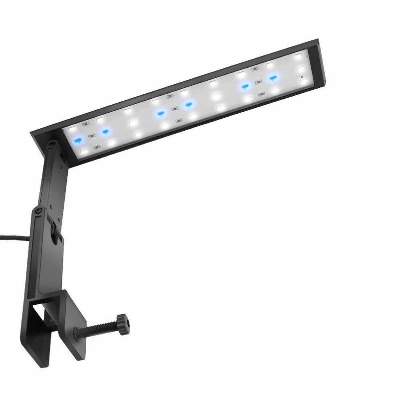 Clip-on Hi Lumen Dimmable Aquarium Led Lighting with Touch Control for Saltwater Marine Reef Freshwater Fish Tank Aquatic Plants