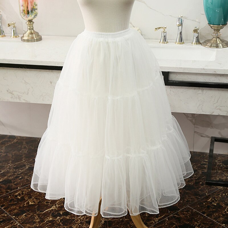 Sottoveste Elastica Vintage Sottogonna Retro In Tulle Per Look Anni 039 50 Gonnellino Elasticizzato Con Fodera 583168