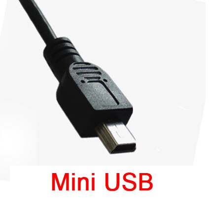 Mini boîtier d'alimentation intelligent USB 8-40V, chargeur à fil dur 5V 3a pour voiture, DVR, GPS, prévention des décharges de batterie: Straight Mini USB