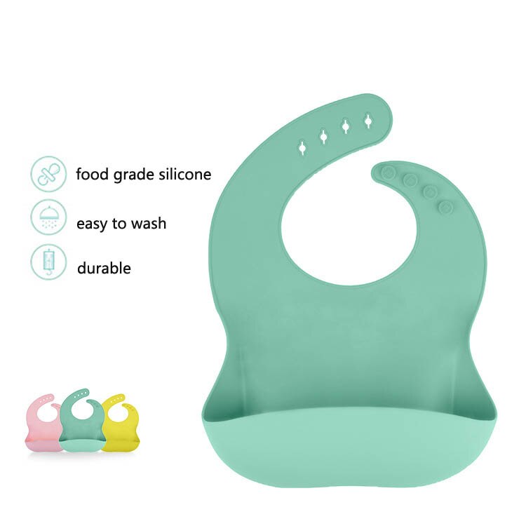 Xcqgh babadores de silicone para bebês, avental de alimentação para bebês, criança, bandana, cachecol de dropship