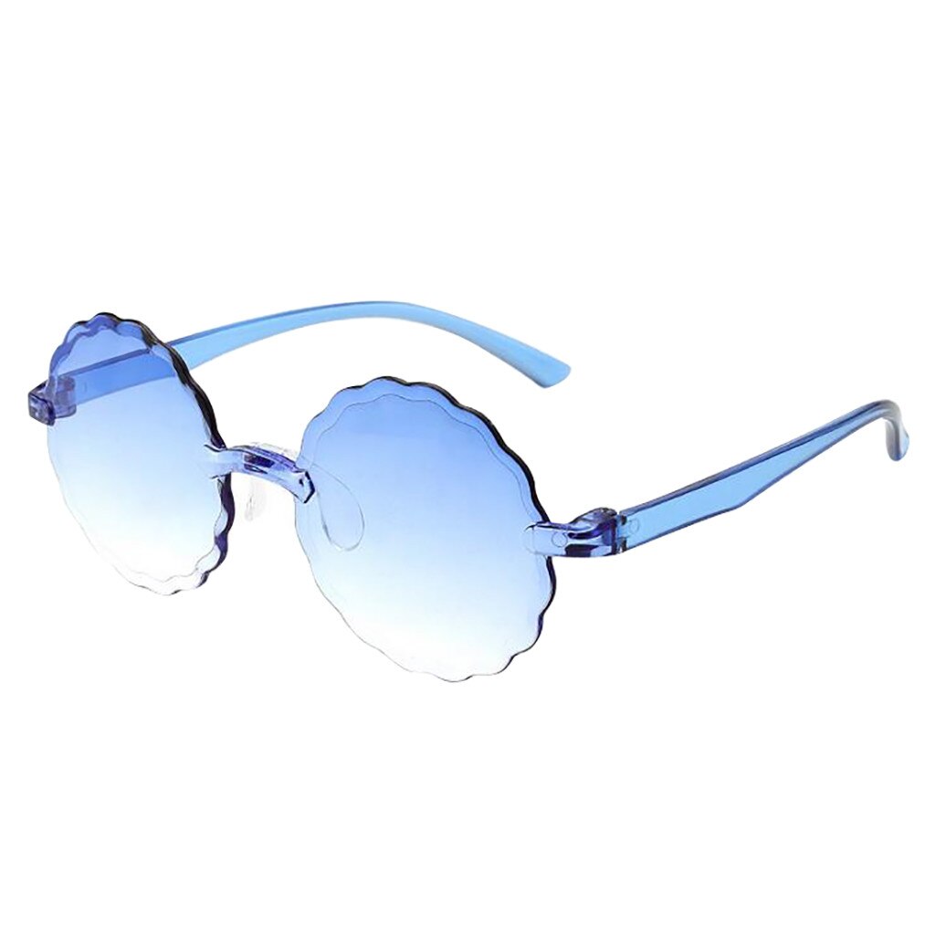 One Piece Frameless Multilateral Shaped Lens Sunglasses Women Transparent Plastic Glasses Female Gradient Sun Glasses: F
