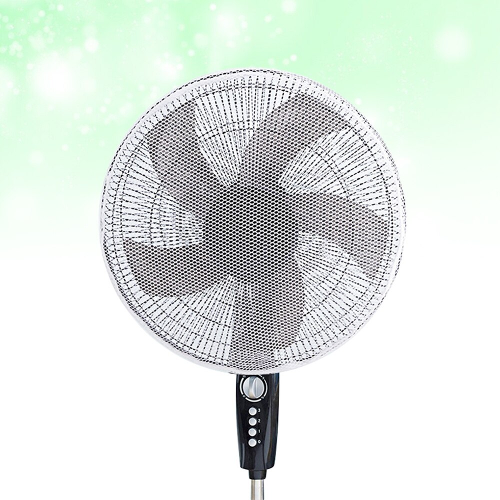 2 Pcs Familie Kid Finger Protector Fan Cover Wasbare Zomer Veiligheid Lichtgewicht Fan Guard: White 2