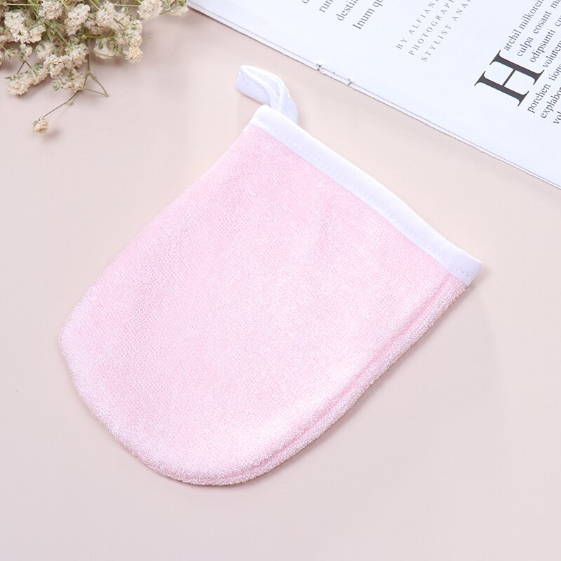 1pc/2 stk magisk ansigtshåndklæde makeup-fjerner rensehandske genanvendelig fiber kvinde ansigtsklud ansigtspleje værktøj tilfældig farve