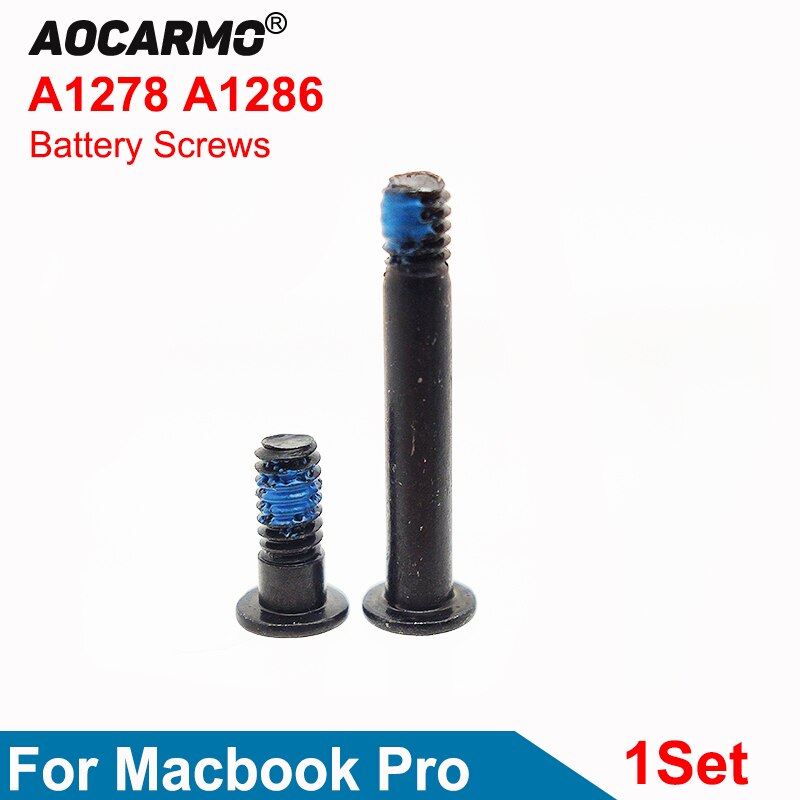 Aocarmo per MacBook A1278 A1286 viti batteria bullone parti di ricambio