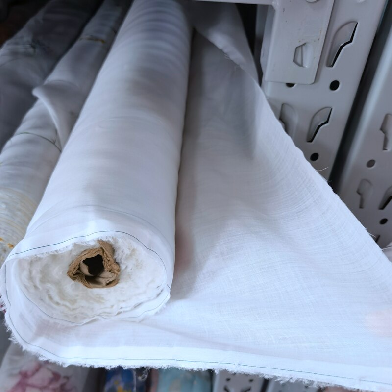 Tela de ramio de 100% Natural, tejido fino de verano, estilo chino, para vestido, manualidades, costura, forro de correa interior, 100S