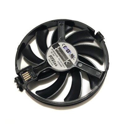 XFX Hard Swap Fans FDC10H12S9-C VGA GPU Cooler Fan For XFX RX580 GTR RX480 RS Grahics Card Cooling As Replacement: BLACK FDC10H12S9-C