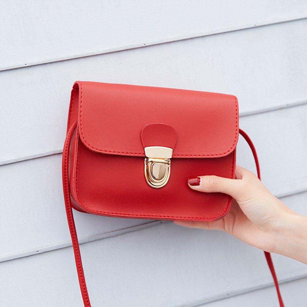 Frauen Handtasche Neue Pu Leder Frauen Tasche Kontrast Dame Tote Schulter Bote Tasche Umhängetasche