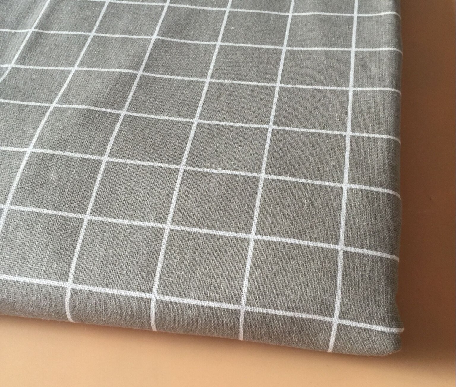 50 x 150cm rutigt linnetyg tryckt tyg sömnad quilttyger för lapptäcke handarbete handgjort material ,1 yc 3293: 1057771002