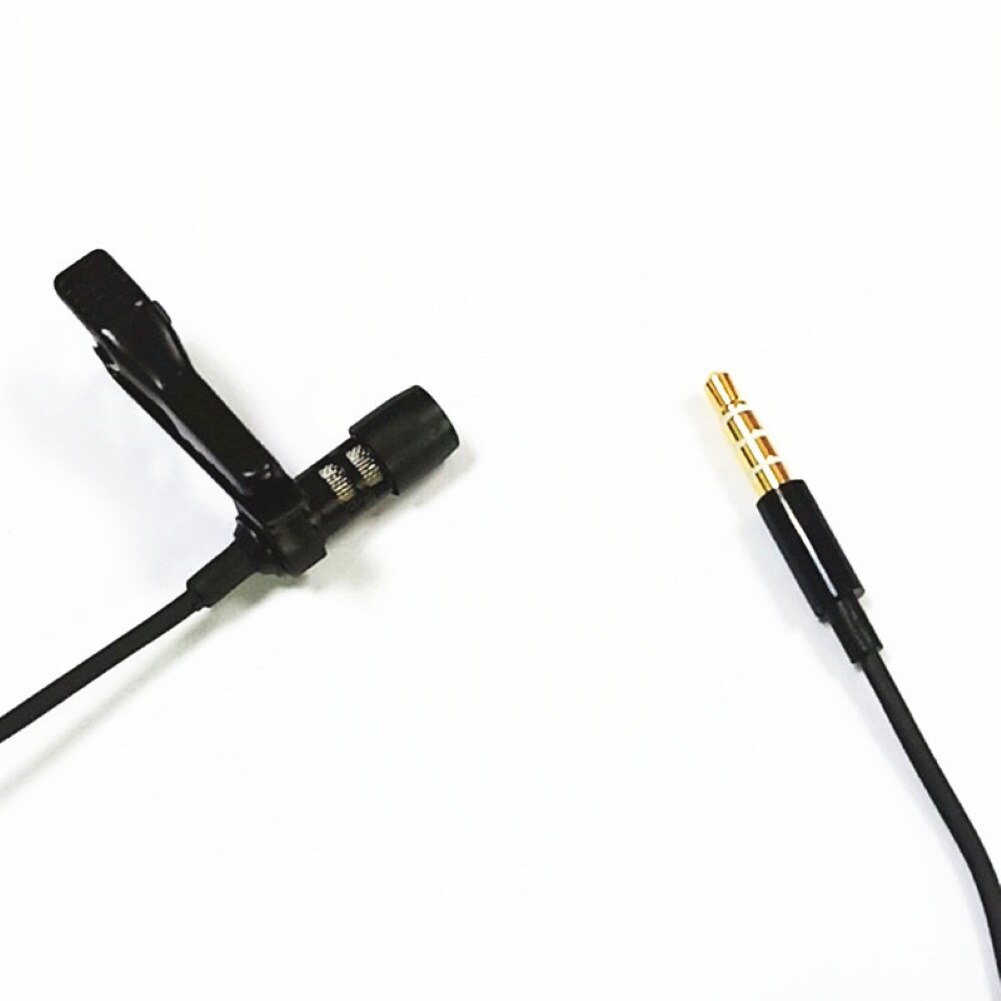 Mini professionelle 3.5mm jack klip på revers mikrofon mini mikrofon til pc laptop højttaler