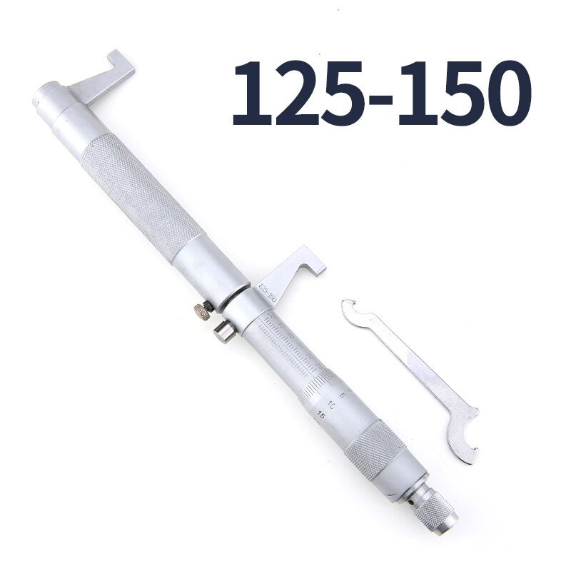 Indvendig mikrometer indvendig diameter måleværktøj skrue hårdmetal måler høj præcision metrisk indvendig diameter måler måleværktøj: 125-150mm indeni