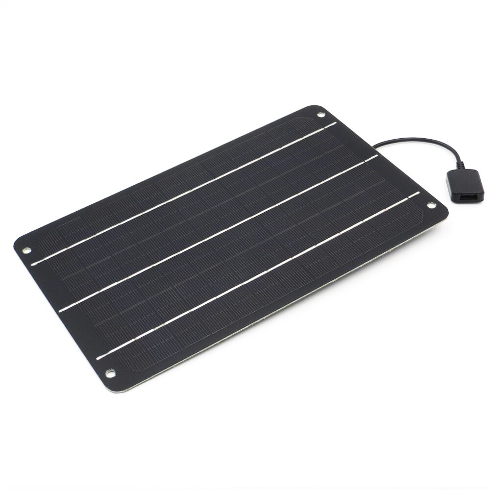 Portable 5W Solar Charger Solar Panels Charger with Usb Port Solar Battery Charger Power for Mobile Phones 5V USB