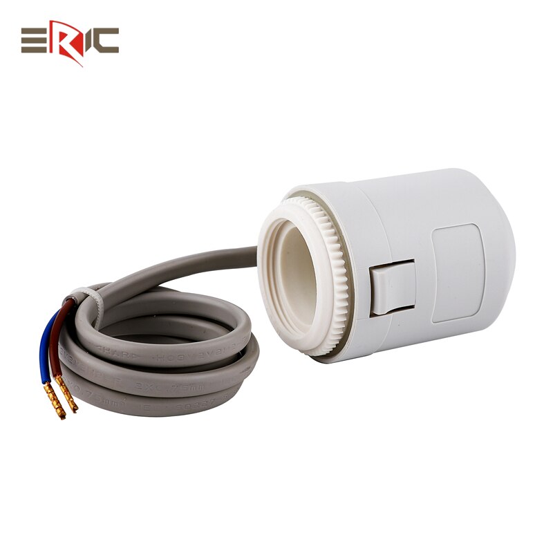 The electric actuator of the sensor in the heating system of the underground thermostat radiator