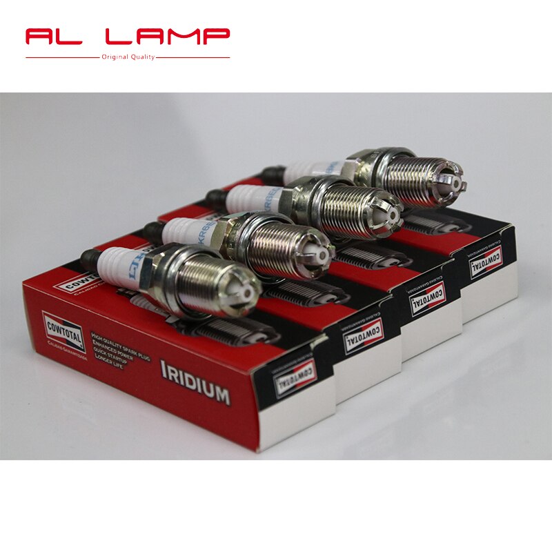 4 Uds Cowtotal bujías Platinum BKR6EQUP 3199 para E46 E39 E60 E61 E63 E64 E38