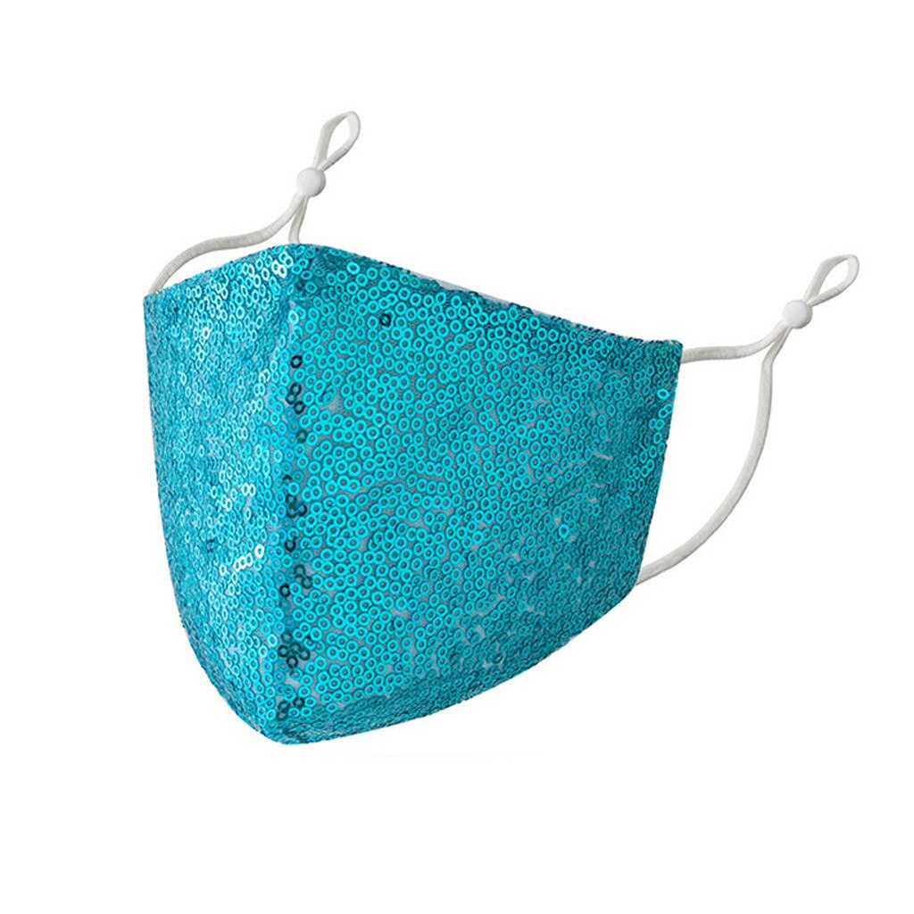 Elastische Leuchtenden Pailletten Masken für Gesicht Frauen Sonnencreme Atmungs Kristall Maskerade Schmuck Maske für Nachtclub tanzen Party 21: A