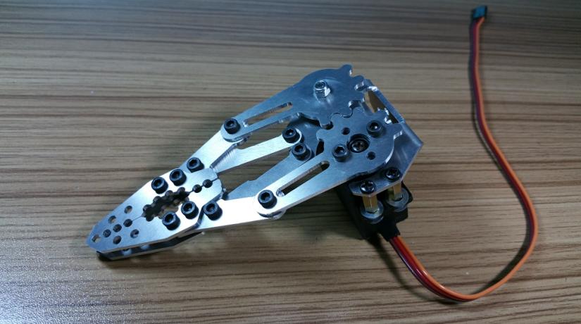 Metal robot klo robot griber mekanisk arm klemme griber med 180 graders servoer til arduino gør-det-selv projekt-legetøjsdele