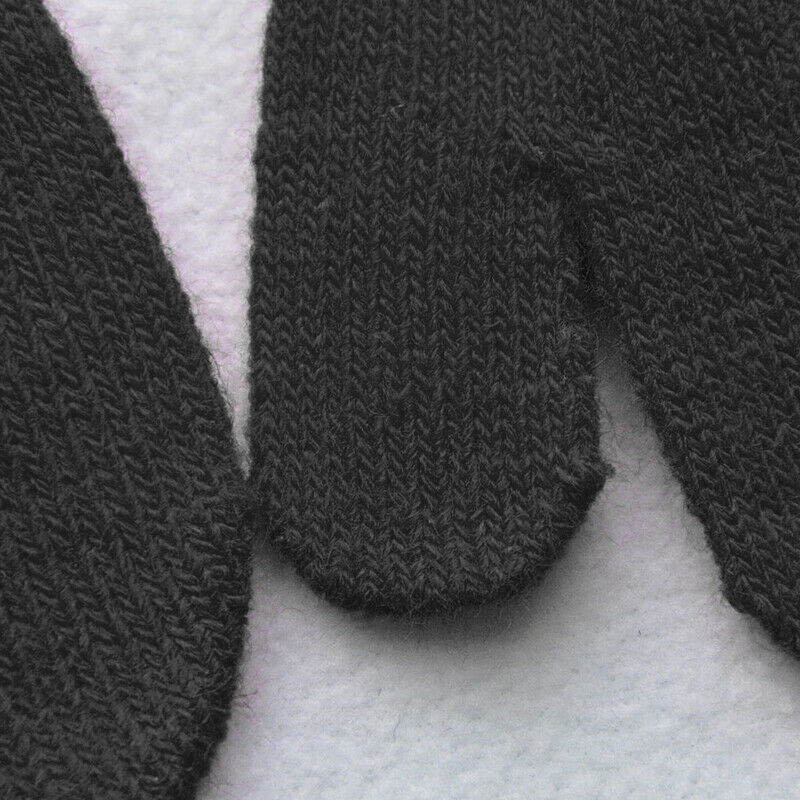 Focusnorm 2-6 år efterår vinter toddler børn baby dreng piger handsker solid bomuld søde bløde strikning vanter varme handsker