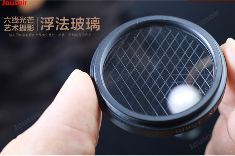 37Mm Lens Mobiele Telefoon Starlight Spiegel 6 Lijn Sieraden Diamond Telefoon Camera Filter Lens Voor Mobiele Telefoon Filter Fotografie lens