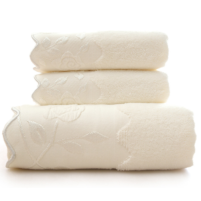 Bloem Pure Katoenen Handdoek Set Rechthoek Zachte Gezicht Handdoeken Sterke Wateropname Geen Fade Badhanddoeken Voor Kinderen Volwassenen Badkamer