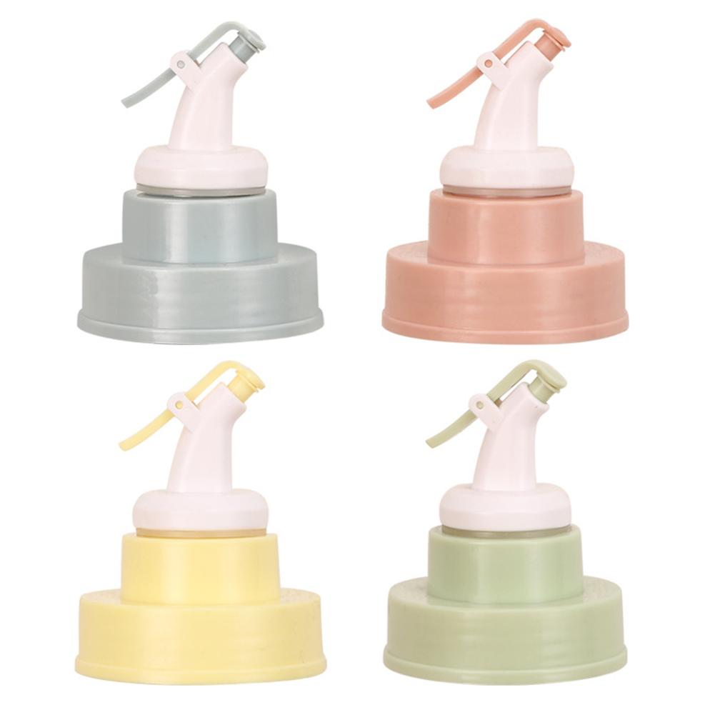 Köksmaterial flip top sprit dispenser munstycke olja vin vinäger flaska hällare med lock propp