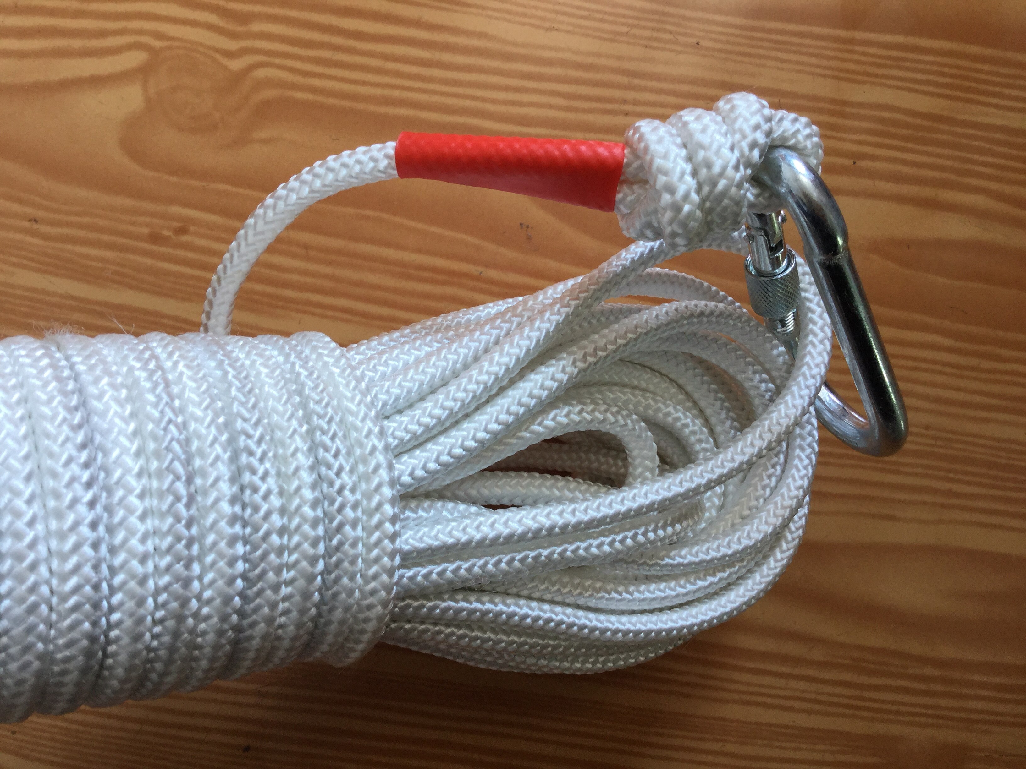 Corde métallique pour escalade 20M diamètre 8mm | Corde de Camping de sécurité et de haute résistance pour escalade et randonnée, échappement pour la lutte contre le feu