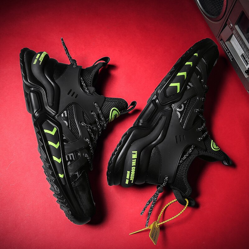 Flut Schuhe Männer Sommer Trend Schuhe Gittergewebe Sport Schuhe Erhöht Netz verrotten Papa Schuhe Sommer Atmungs männer Dämpfung Schuhe