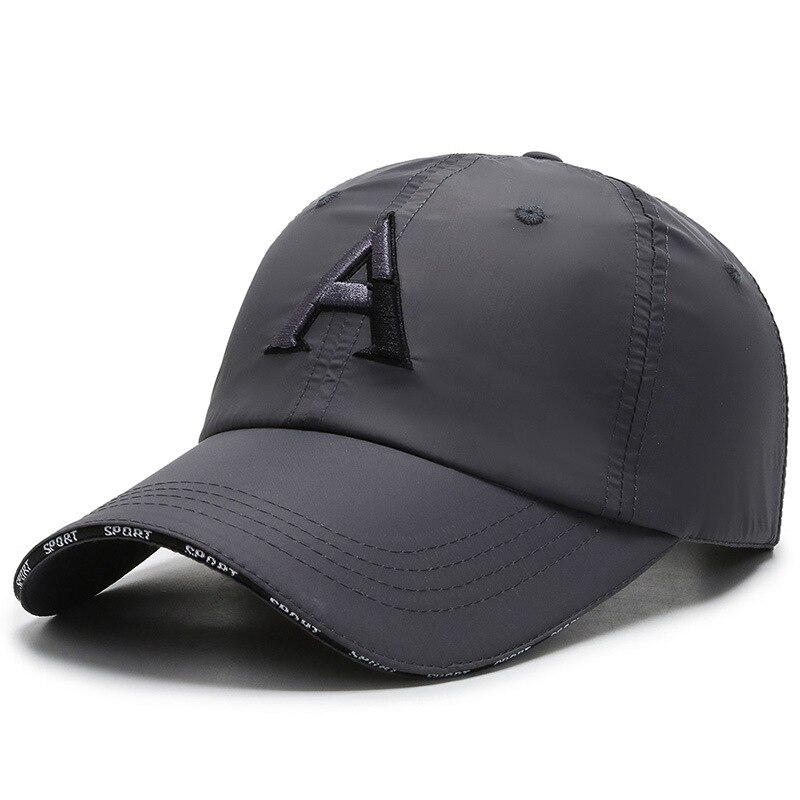 Schnell trocknend Sport Hut Männer Unisex Brief EINE Neue Outdoor Erreichte Caps Damen Sonnenschutz Baseball Kappe Frauen
