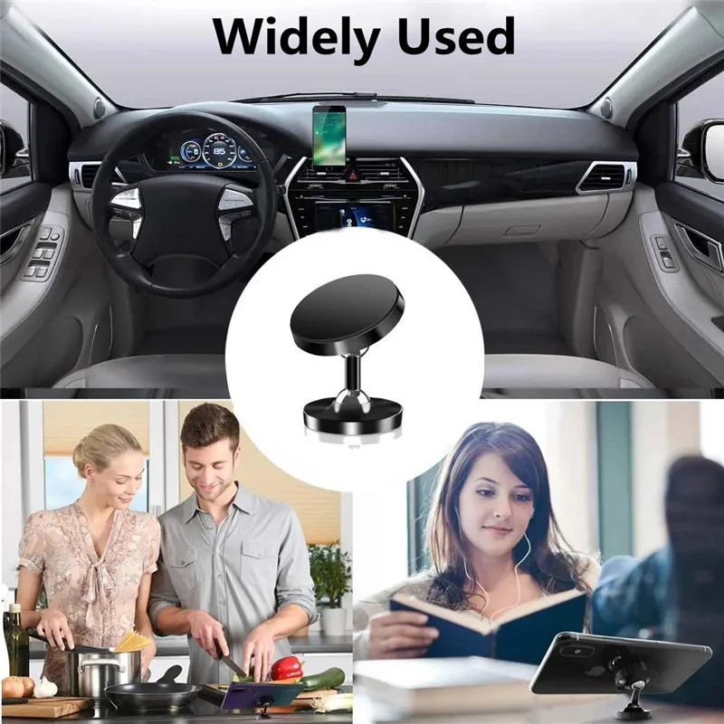 Magnetyczny uchwyt samochodowy na telefon Stojak na deskę rozdzielczą Magnes do montażu samochodowego Smartfon Mobilna obsługa w uchwycie samochodowym dla iPhone'a Samsung Xiaomi