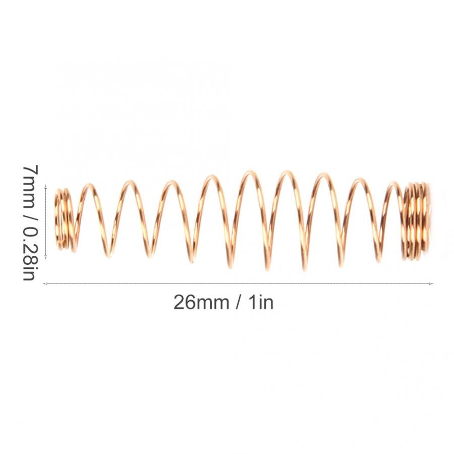 90pcs Brass Coil Spring For Upright Piano Repair Part Instrument Accessories Set Electronic Keyboard Piano Accessories