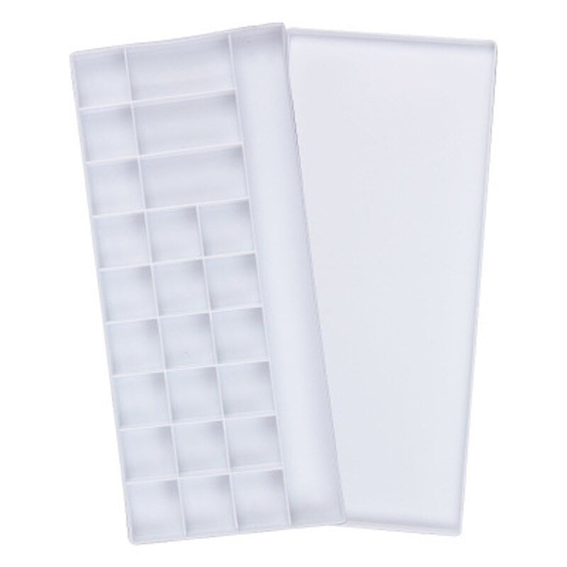 25 Grid Palette for Artist Oil Painting Leakproof Paint Palette Tray Box Storage Box Stationery Art Supplies Drawing Tool
