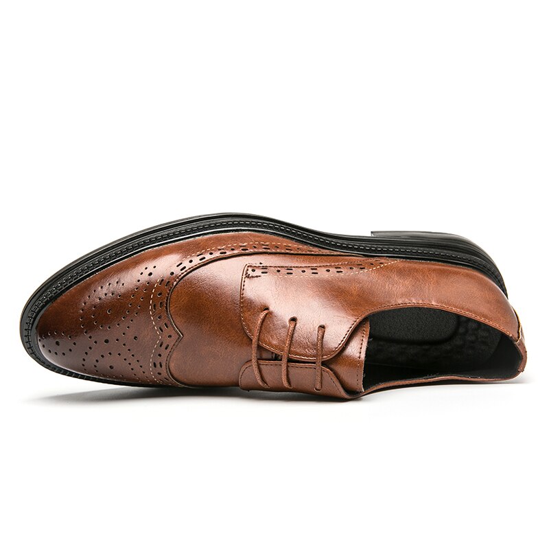 Valstone nowe markowe skórzane buty męskie wysokiej jakości modne eleganckie obuwie męskie klasyczne formalne na wesele społeczne męskie buty sukienka