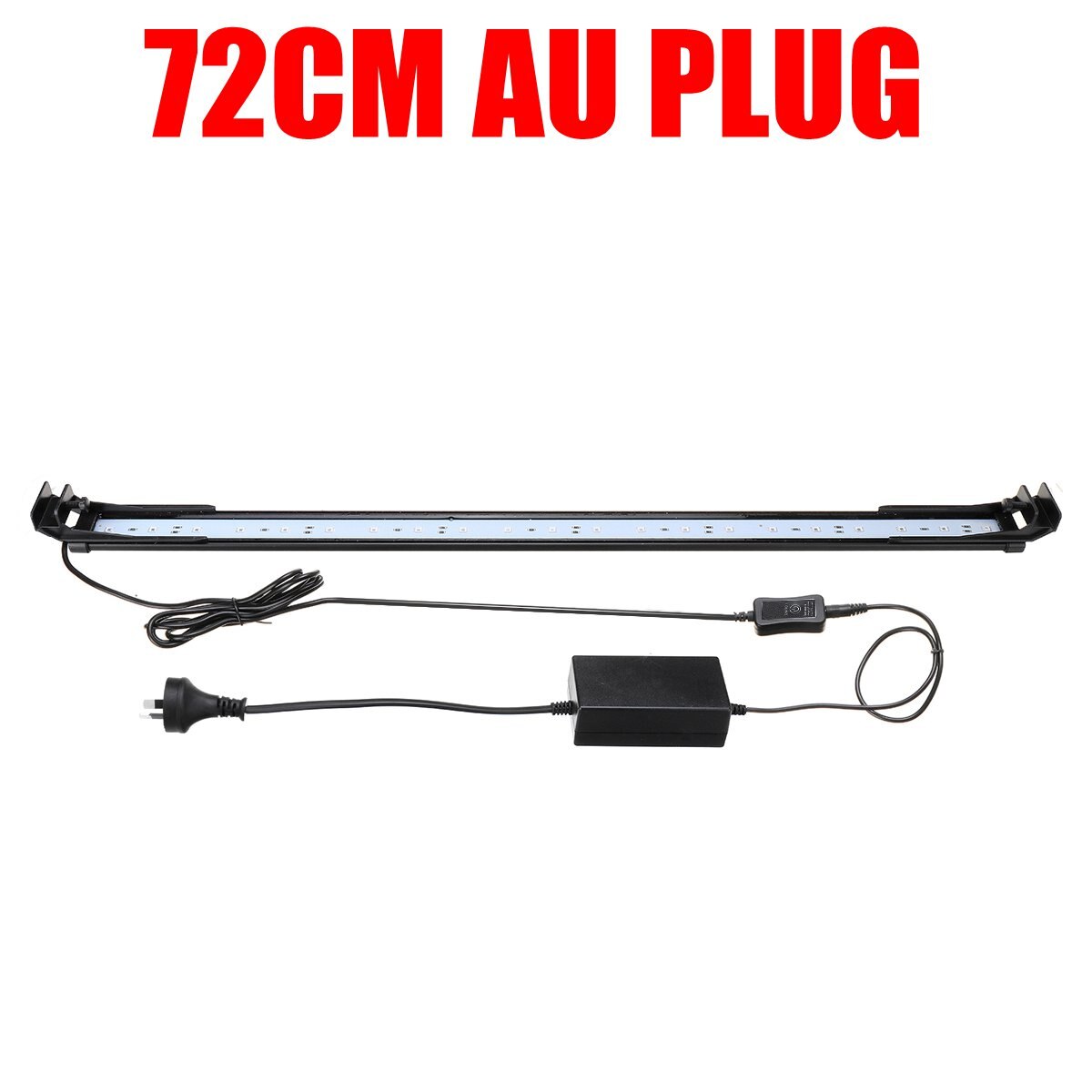 72Cm 24W Aquarium Licht Aquarium Lamp Aquarium Led Verlichting Indoor Planten Vissen Luminaria Rgb Dimmen Met Afstandsbediening controle: AU PLUG