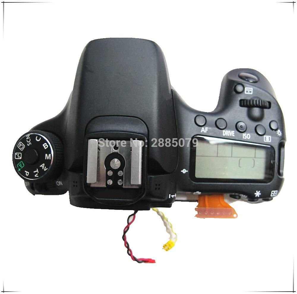 Original Repair Parts For Canon EOS 70D Top Cover Assy With LCD Display Mode Dial Power Switch Button Shutter Button Cable