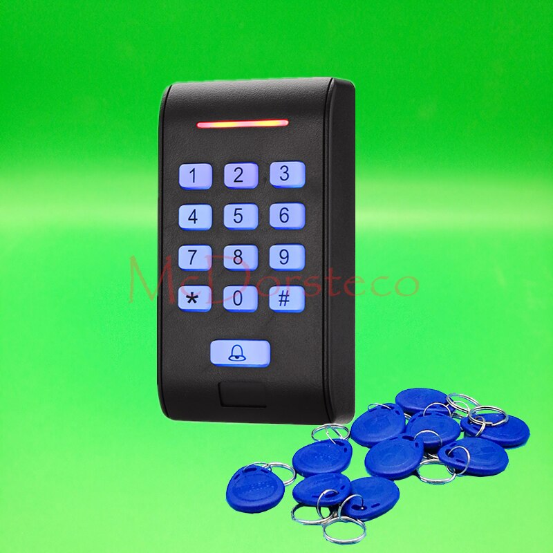 Backlight keypad 125khz Rfid Access Control EM ID Keypad Single Door Stand-alone Access Controller & Wiegand 26 bit In/Output