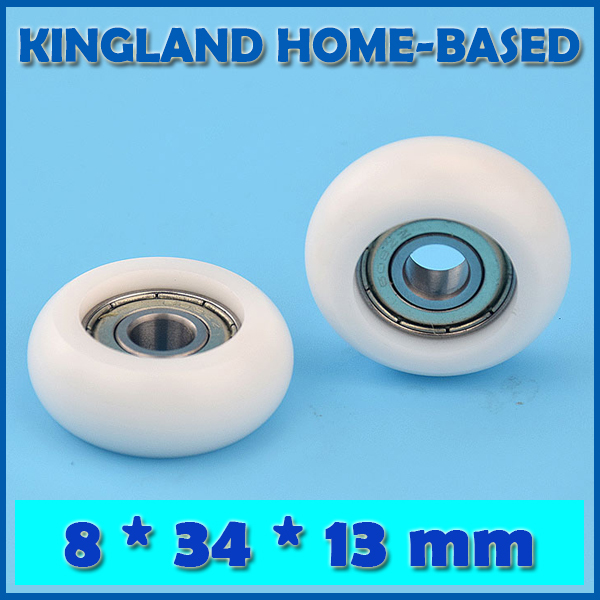 10 Pcs 8*32*12mm 3D Printer Accessories DIY Pulley Wheel Plastic Pulley Wheel Driven Wheel Sliding Wardrobe Door Wheels