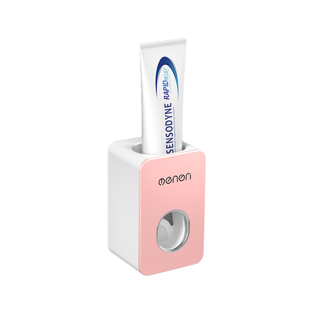 Toothpaste Dispenser Wall Mounted Automatic Toothpaste Squeezer Dust-Proof Toothbrush Toothpaste Holder For Bathroom Accessories