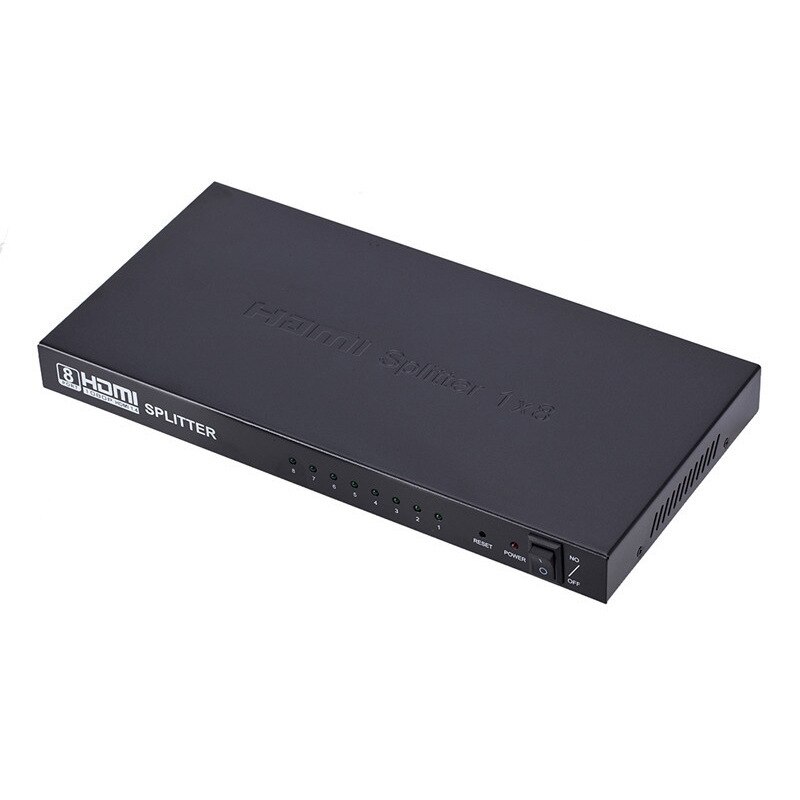 8 Ports HDMI-compatible Splitter To 8 HDTV Monitor 1 Input 8 Output HD Distributor 1 In 8 Out 1080p