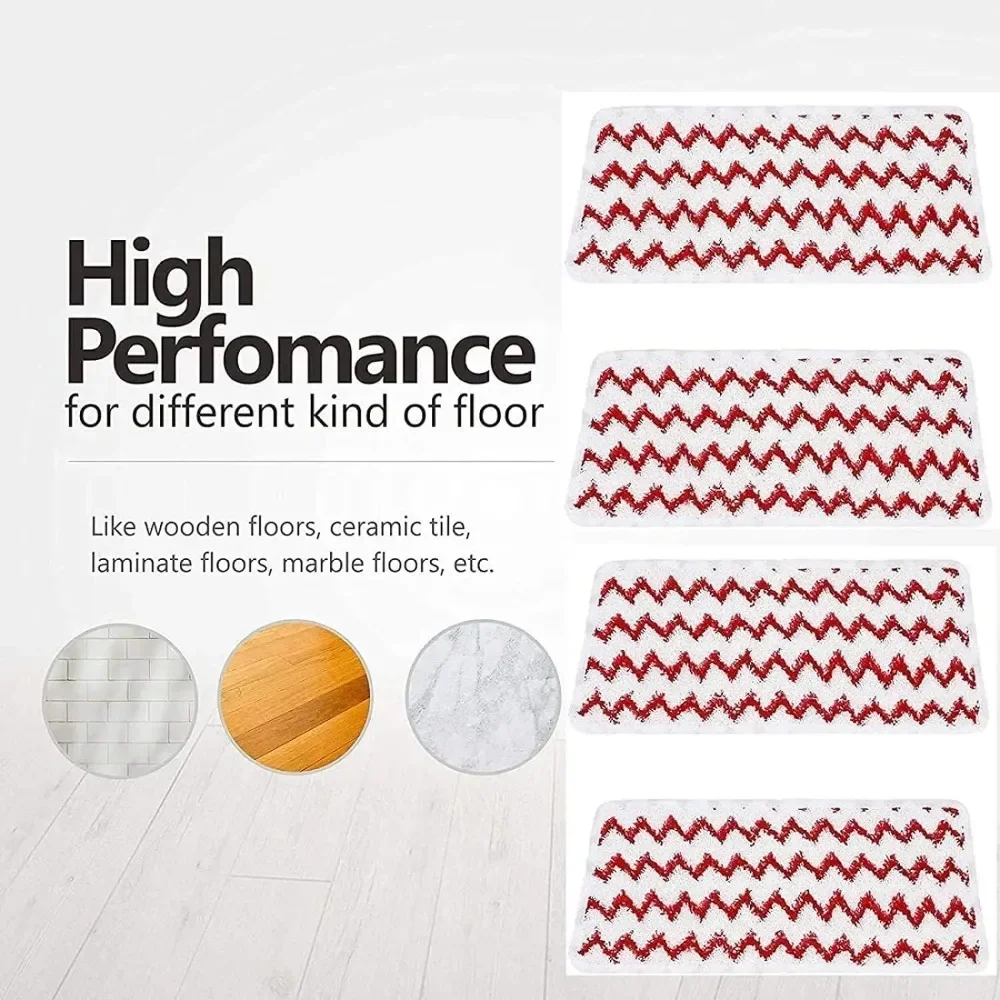 Microvezeldoek Pads Vloermop Covers Vervanging voor Vileda Steam XXL Power Pad Stoomreiniger Accessoires voor thuisreinigingsgereedschap