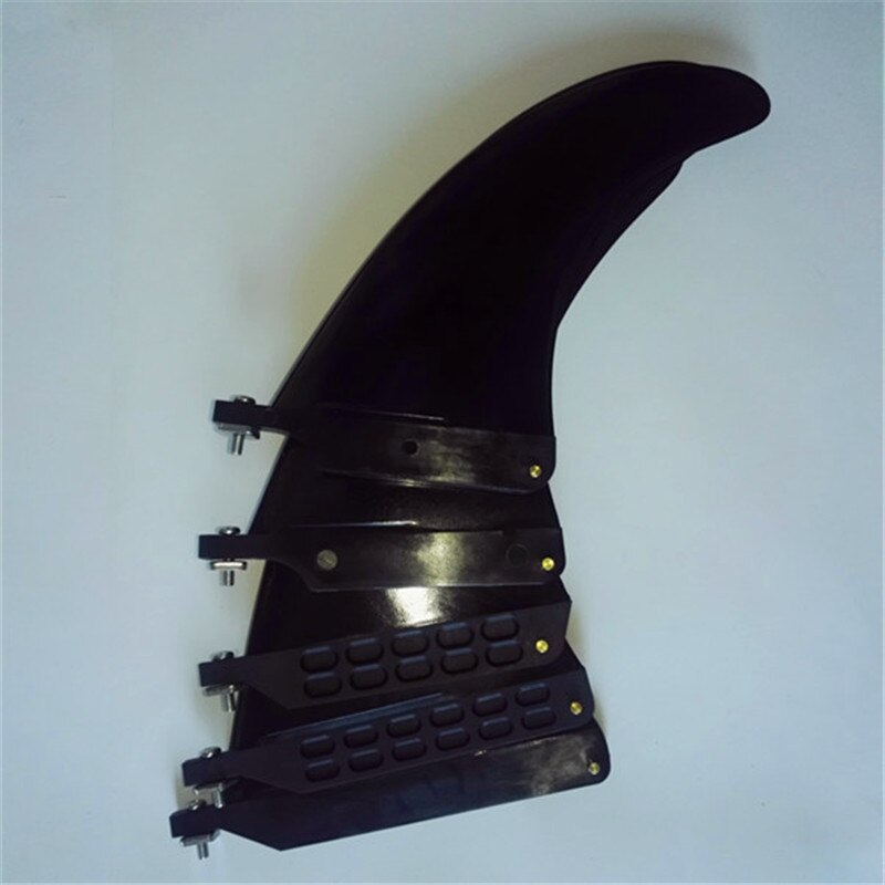 surfboard fins FCS Dolphin 6.5" Longboard Fin - Black - 70%nylon+30%fiberglass