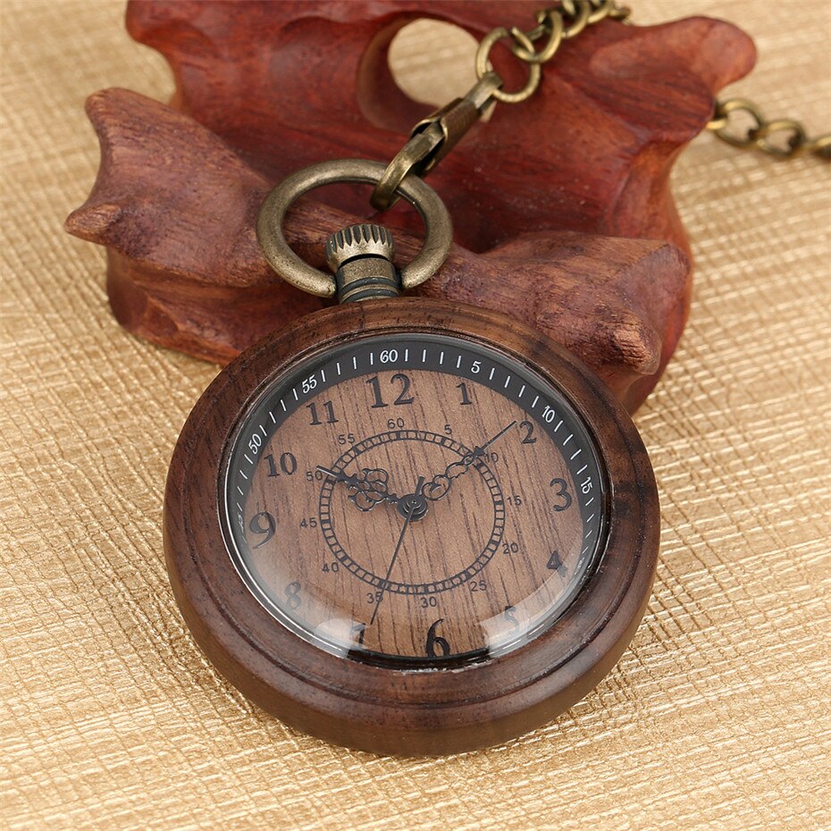 Support De Montre De Poche En Bois - Fait Main En Burr-Yew Anglais, Des Montagnes Du Jura