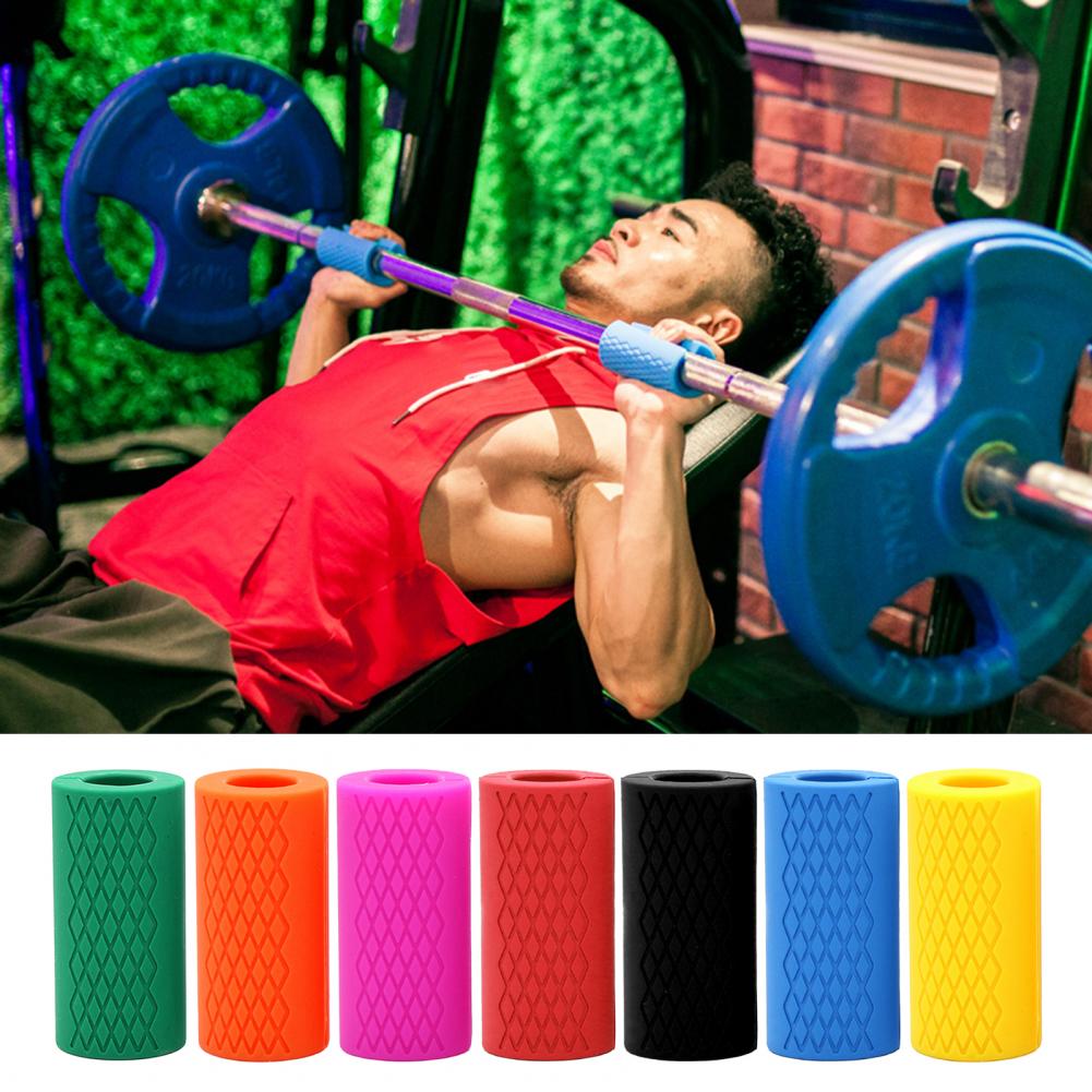 Great Weight Bar Grip Lightweight Dumbbell Grip Widely Applied Easy to Install Dumbbell Handles Stress Relieve Grip