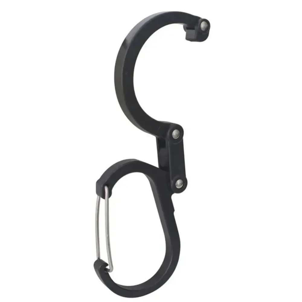 Multifunktionaler hybrid-Getriebe-Clip-Karabiner, um 360 Grad drehbarer Haken, starke Schnalle, Camping, Wandern, Reisen, Rucksack, draussen-Gerät
