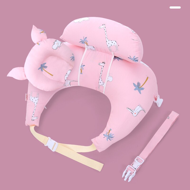 Cuscino per allattamento al seno cuscino per donne in gravidanza cuscini per allattamento al seno cuscino per maternità cuscino per neonati: B Pink hippo